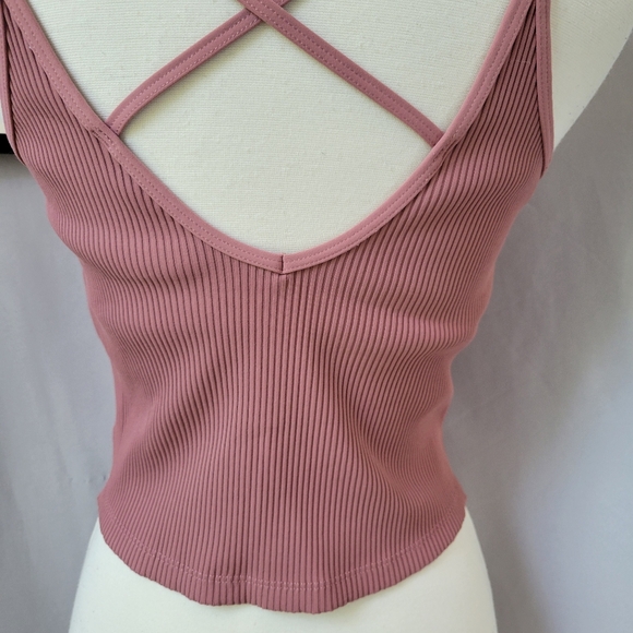 Vuori Women's Rib Crop Tank Top M - Picture 13 of 15